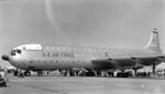 Convair XC-99 on display with radar 1953.jpg