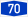 Bundesautobahn 70 number.svg