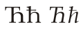 Cyrillic letter Tshe.svg
