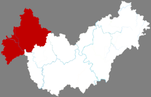 Синьчэн на карте