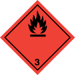 UN transport pictogram - 3 (black).svg