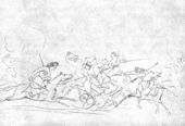 Лермонтов-Схватка горцев с казаками-Карандаш-1832—34..jpg