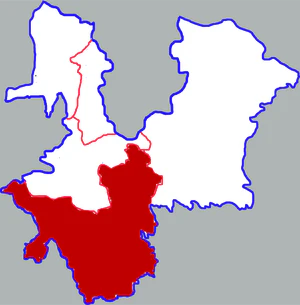 Тунсинь на карте