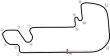 Indianapolis Motor Speedway - road course.svg