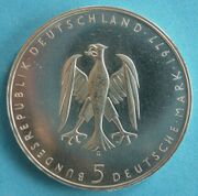 Реверс монеты 200 лет со дня рождения Генриха фон Клейста