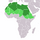 Map indicating Northern Africa