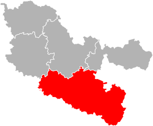 Сарбур — Шато-Сален на карте