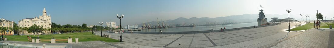 Панорама набережной им. адмирала Серебрякова