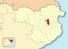 Расположение муниципалитета на карте провинции