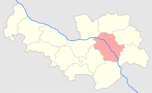 Варшавский уезд на карте