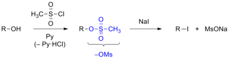 Mesylate substitution