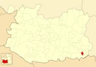 Расположение муниципалитета на карте провинции