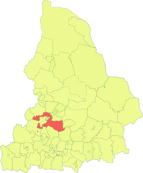 Горноуральский муниципальный округ на карте