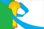 Flag of Rozovskoe (Omsky rayon).png