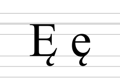 Latin letter E with ogonek.svg