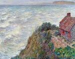 Monet w 741 the customs house at pourville.jpg