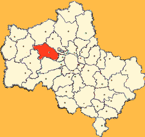 Истринское благочиние на карте