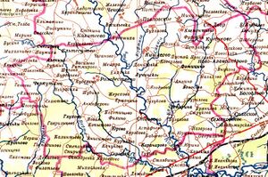 Ставровский район на карте