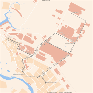 Волжский tram map 2020-12.svg