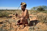 Arri Raats, Kalahari Khomani San Bushman, Boesmansrus camp, Northern Cape, South Africa (19919544304).jpg