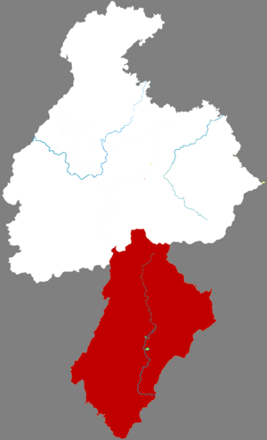 Ляньхуа на карте