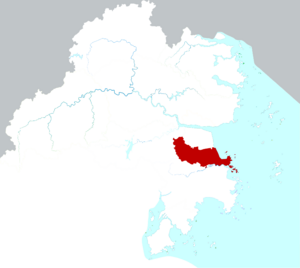 Луцяо на карте