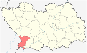 Тамалинский район на карте