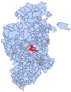 Расположение муниципалитета на карте провинции