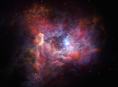 Artist’s impression of the remote dusty galaxy A2744 YD4.jpg