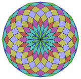 Isotoxal 20-gon rhombic dissection-size2.svg