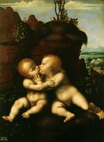Marco d'Oggiono - The Infant Christ and Saint John Kissing.jpg