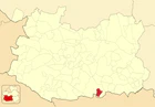 Расположение муниципалитета на карте провинции