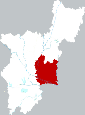 Сяонань на карте