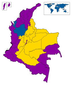 Colombian Presidential Election First Round Results, 2022.svg