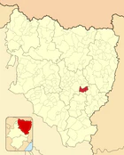 Расположение муниципалитета на карте провинции