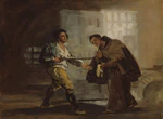 Francisco José de Goya y Lucientes - Friar Pedro Offers Shoes to El Maragato and Prepares to Push Aside His Gun - 1933.1072 - Art Institute of Chicago.jpg