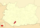 Расположение муниципалитета на карте провинции