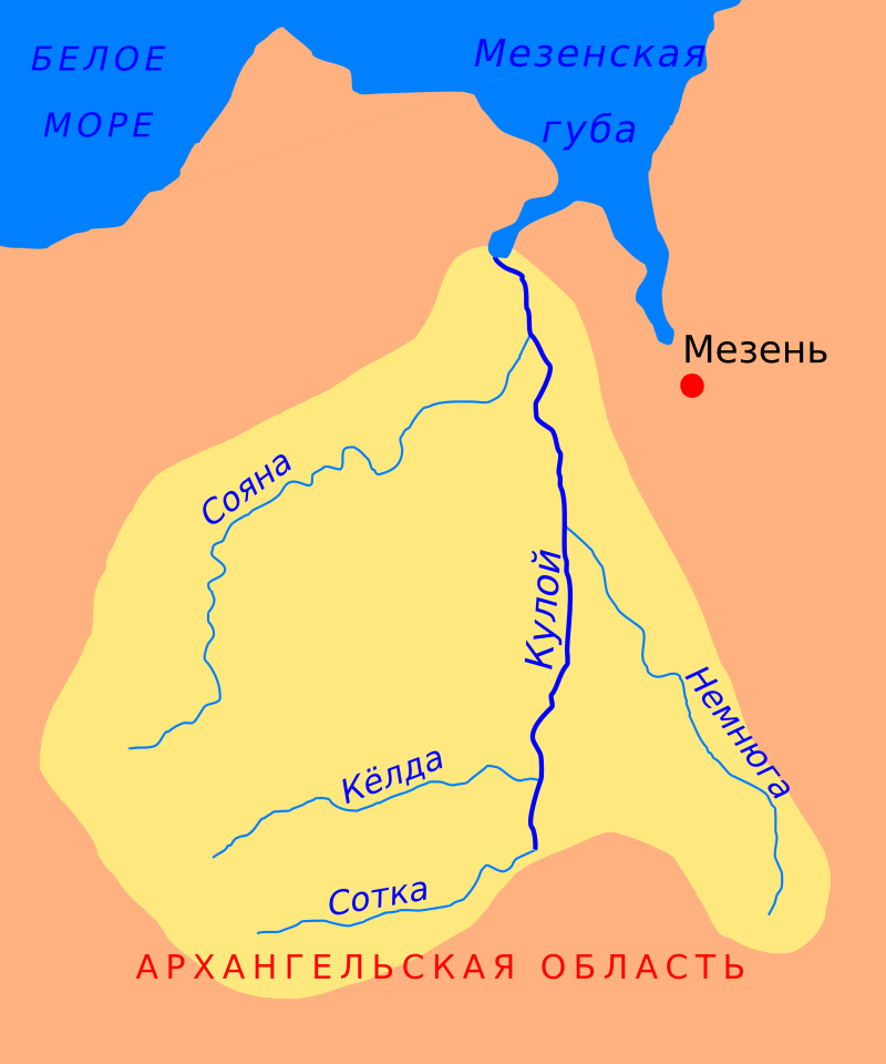 Кёлда — длина, бассейн, исток, устье — РУВИКИ