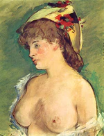 Manet, Edouard - Blonde Woman with Bare Breasts.jpg