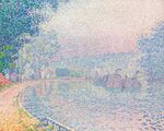 Signac - Samois, La Berge, matin, 1901, lot-5650332.jpg