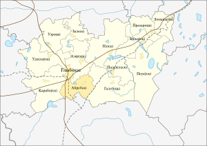Обрубский сельсовет на карте