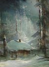 Алексей К. Саврасов - Хижина в лесу зимнему (1888).jpg