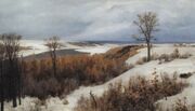 Поленов Ранний снег. Бёхово (Киев).jpg