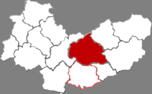 Юаньпин на карте