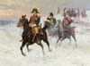 Marszałek Ney i Napoleon z wojskami podczas kampanii rosyjskiej - Jan Chełmiński.jpg