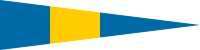 Naval Rank Flag of Sweden - Flottiljchef.svg