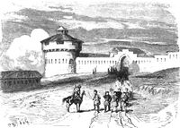 P.B. Fort de Nazaran. Floriant Gille. Lettres sur le Caucase et la Crimée. 1859. P.206.jpg