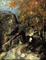 Rochers dans la forêt, par Paul Cézanne, Yorck.jpg