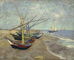 Vincent van Gogh - Vissersboten op het strand van Les Saintes-Maries-de-la-Mer - Google Art Project.jpg