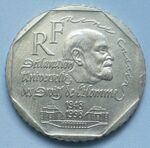 2 francs 1998 Rene Cassen-reverse.jpg
